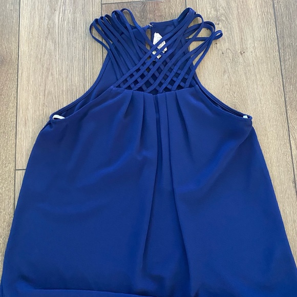 Sweet Wanderer Royal Blue Tank Top. - Picture 5 of 5